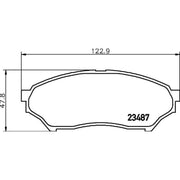 Mintex Front Brake Pad Set MDB1996