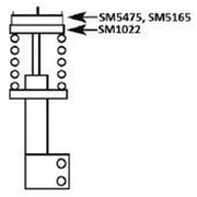 KYB Front Repair Kit Suspension Strut Support Mount SM5475