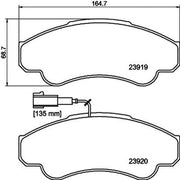 Mintex Front Brake Pad Set MDB2329