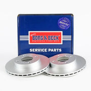 Borg & Beck 2 x Vented Front Brake Discs BBD4155-x2