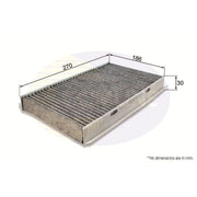 Comline Cabin Air Filter (Pollen Filter) EKF342A