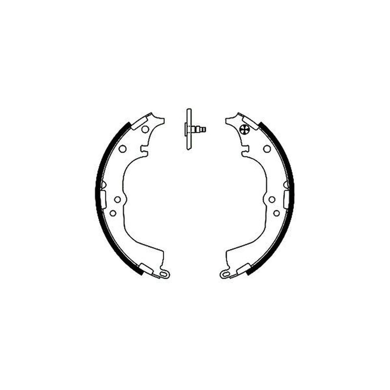 Textar Brake Shoe Set Axle Kit 91050900