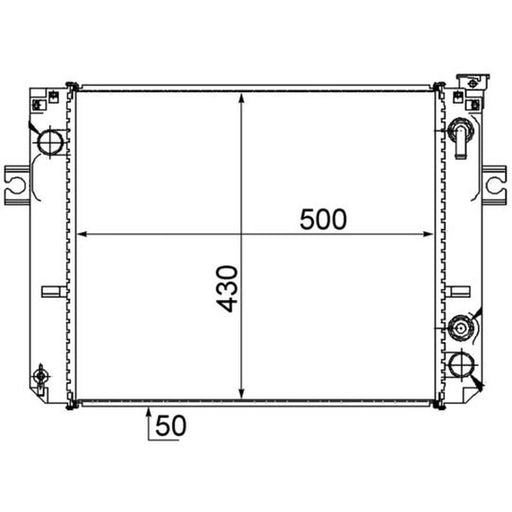Mahle Engine Radiator CR 888 000S