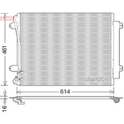 Denso Air Conditioning Condenser fits VW Cc B7 2011-2016 3.6