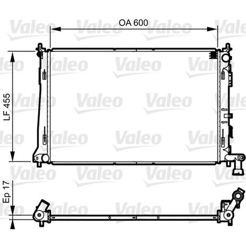 Valeo Engine Radiator 735564