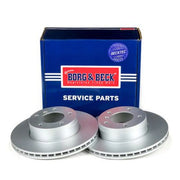 Borg & Beck 2 x Vented Front Brake Discs BBD4471-x2