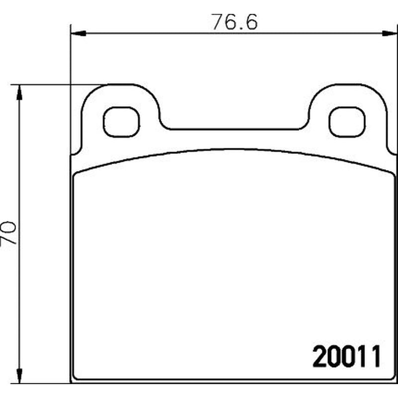 Mintex Front Brake Pad Set MDB1003
