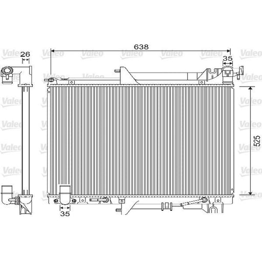 Valeo Engine Radiator 733146