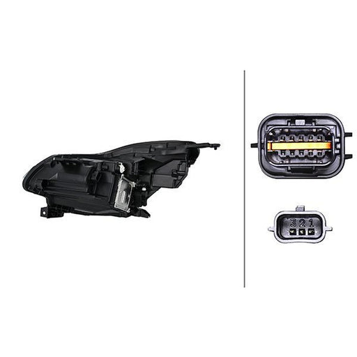 Hella Headlight Headlamp LED Right 1EX 013 930-621