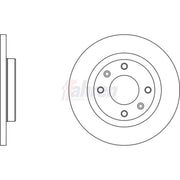 Fahren Front & Rear Brake Discs & Pads fits Peugeot 3008 I 2011-2016 2.0