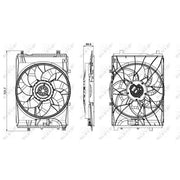 NRF Engine Cooling Fan 47851