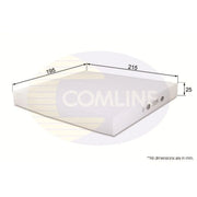 Comline Cabin Air Filter (Pollen Filter) EKF188