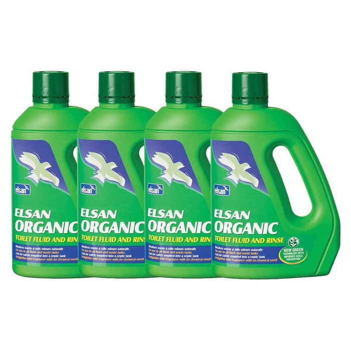 4x Elsan Organic Toilet Fluid 2 Litres - Elsan - Van Life Living