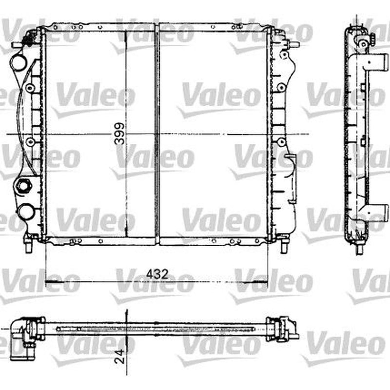 Valeo Engine Radiator 730181