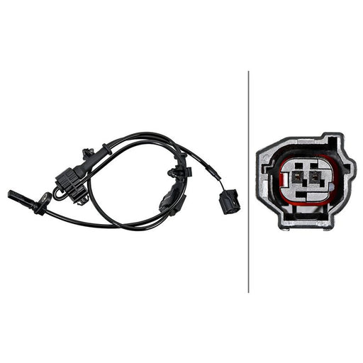 Hella ABS Wheel Speed Sensor Front Right 6PU 358 219-381