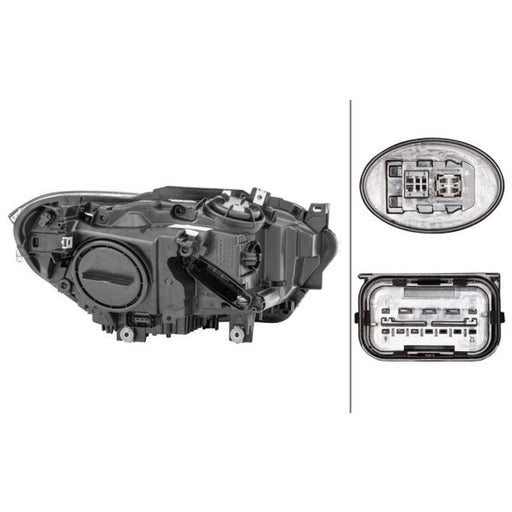 Hella Headlight Headlamp D1S (gas discharge tube) Left 1EL 010 741-551