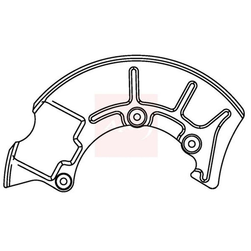 Apec Brake Disc Splash Guard Front Right ASG1044