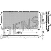 Denso Engine Radiator fits Citroën Relay I 1994-2002 2.5