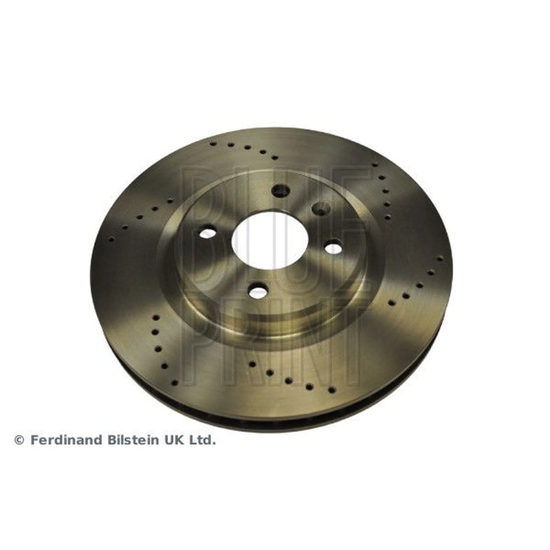 Blue Print 2 x Perforated/Vented Rear Brake Discs ADT343174-x2