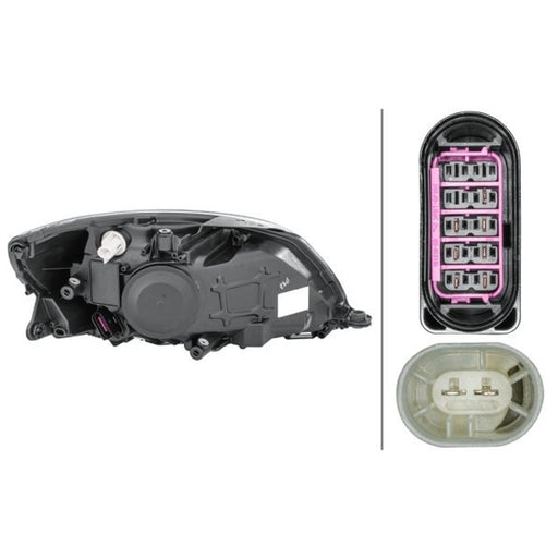 Hella Headlight Headlamp PY21W Left 1ED 010 417-331