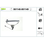 Valeo Electric Window Regulator Lifter Right Front 861149