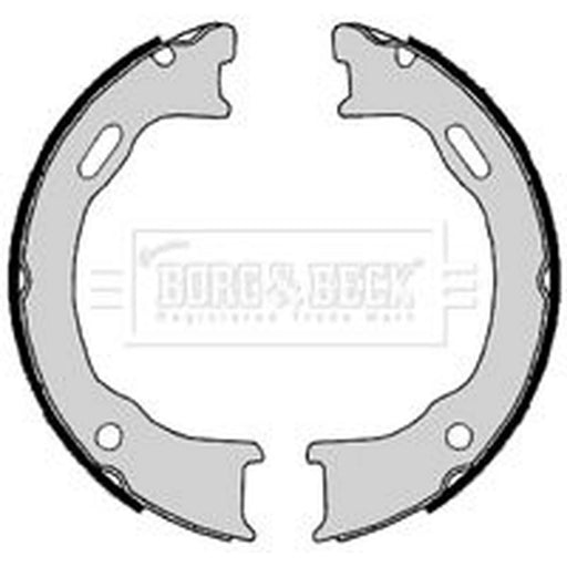 Borg & Beck Parking Brake Shoe Set BBS6391