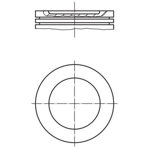 Mahle Piston Cylinder Bore = 96mm 037 59 01