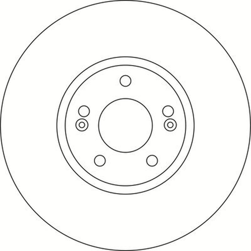 Abtex 2 x Vented Front Brake Discs BD1553V-x2