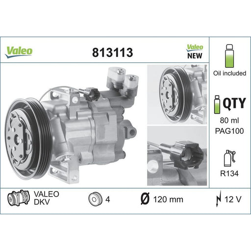 Valeo Air Conditioning Compressor 813113
