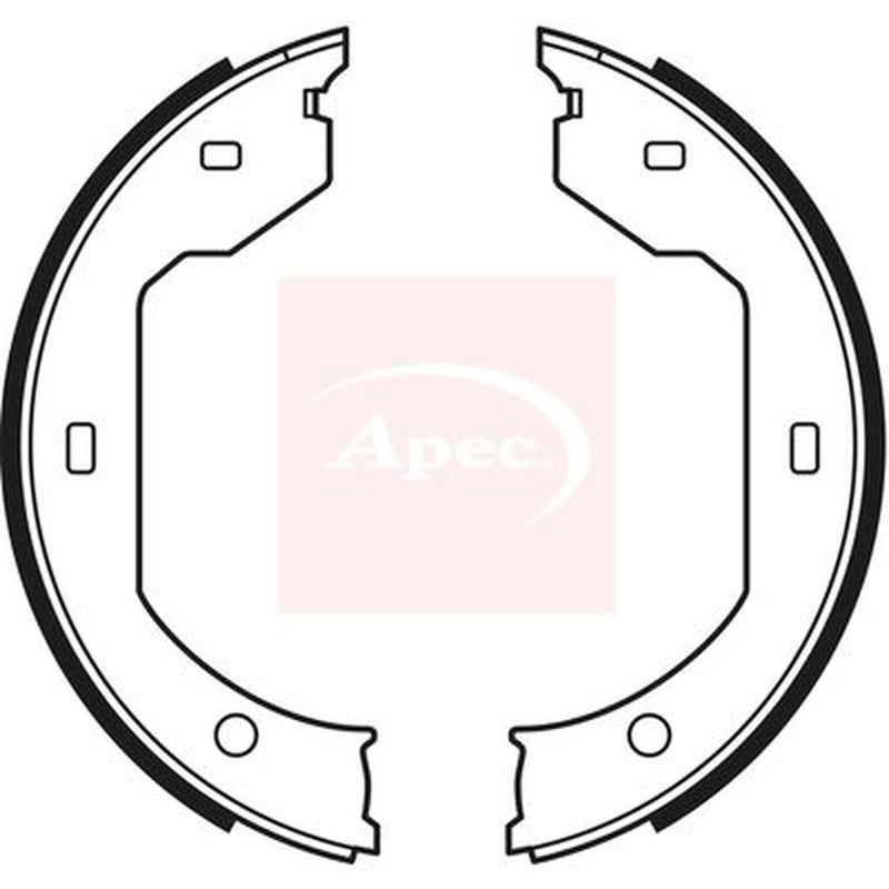Apec Parking Brake Shoe Set SHU666