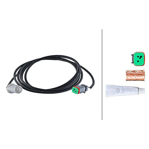 Hella ABS Wheel Speed Sensor Rear 6PU 230 048-571