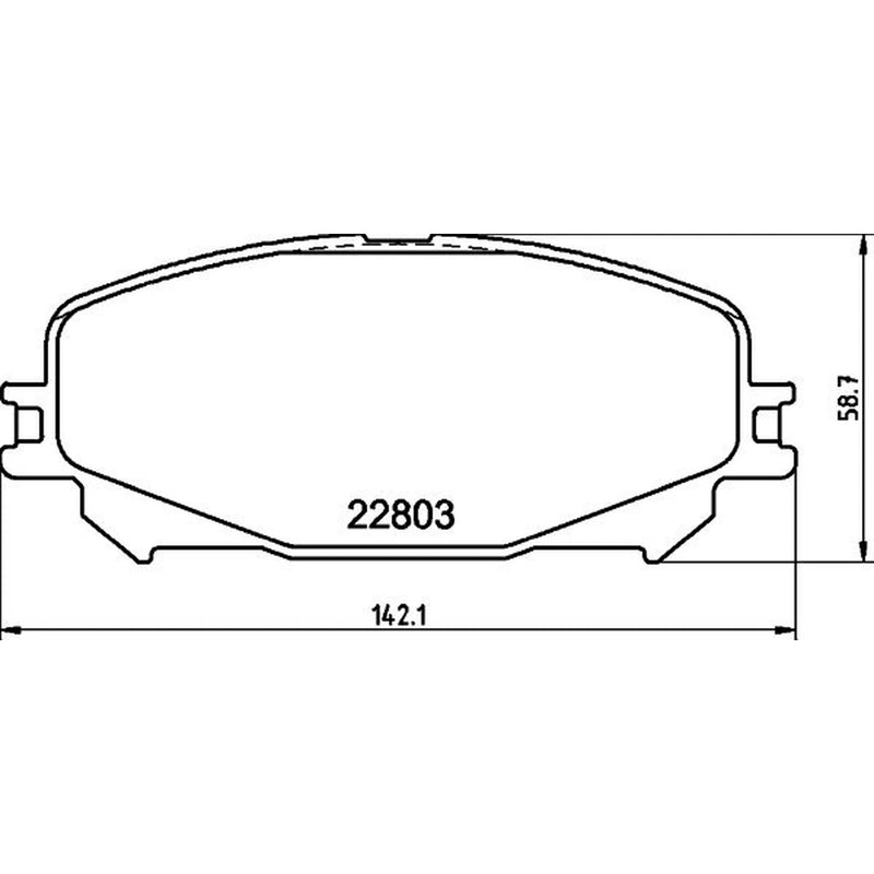 DON Front Brake Pad Set PCP1790