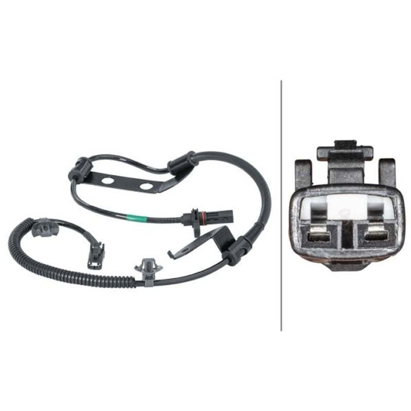 Hella ABS Wheel Speed Sensor Rear Left 6PU 012 679-841