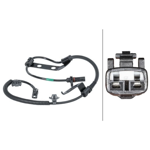 Hella ABS Wheel Speed Sensor Rear Left 6PU 012 679-841
