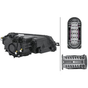 Hella Headlight Headlamp LED Left 1EX 354 855-011