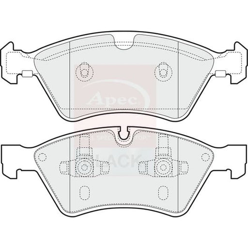 Apec Front Brake Pad Set PAD1441B