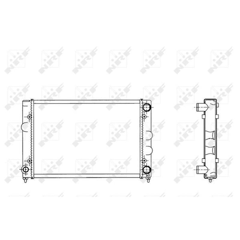NRF Engine Radiator 509505
