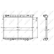 NRF Engine Radiator 519532