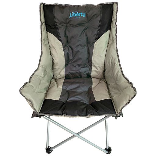 Liberty Grey Comfort Camping Chair MDS1203 - Liberty Leisure UK - Van Life Living