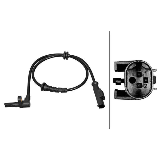 Hella ABS Wheel Speed Sensor Rear 6PU 358 217-001