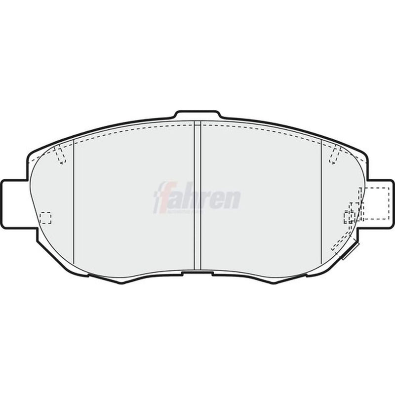 Fahren Front Brake Pad Set FBP3466