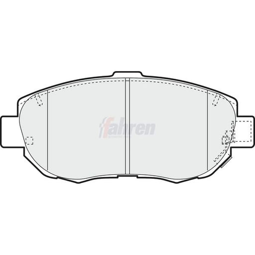 Fahren Front Brake Pad Set fits Lexus Gs 1997-2004