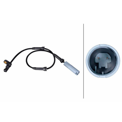 Hella ABS Wheel Speed Sensor Front 6PU 358 216-571