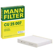 MANN-FILTER Cabin Air Filter (Pollen Filter) below the CU 25 007