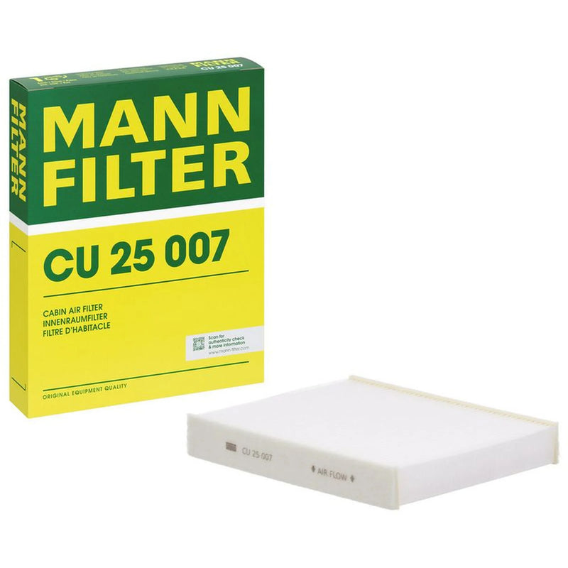 MANN-FILTER Cabin Air Filter (Pollen Filter) below the CU 25 007