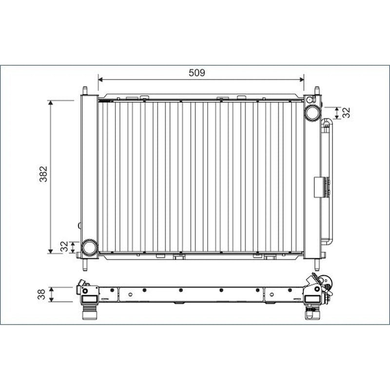 Valeo Complete Cooling Module 822671