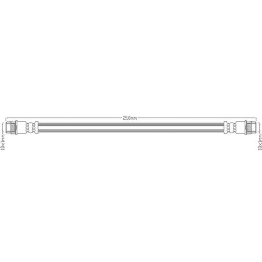 Abtex Brake Hydraulic Hose Line inner ABH1091