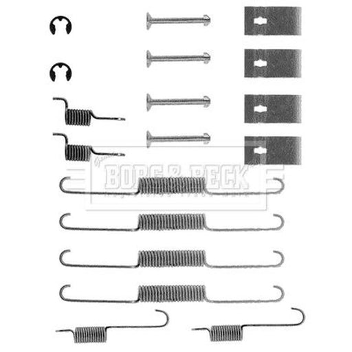 Borg & Beck Brake Shoe Accessory Kit Rear BBK6055