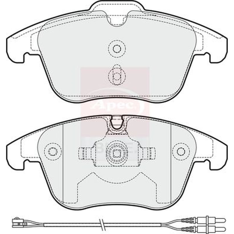 Apec Front Brake Pad Set PD3249