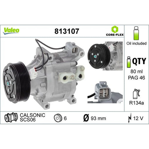 Valeo Air Conditioning Compressor 813107